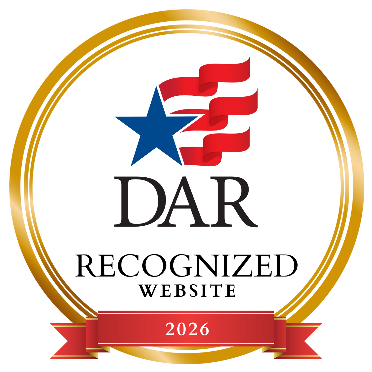 DAR Recognized Website 2026