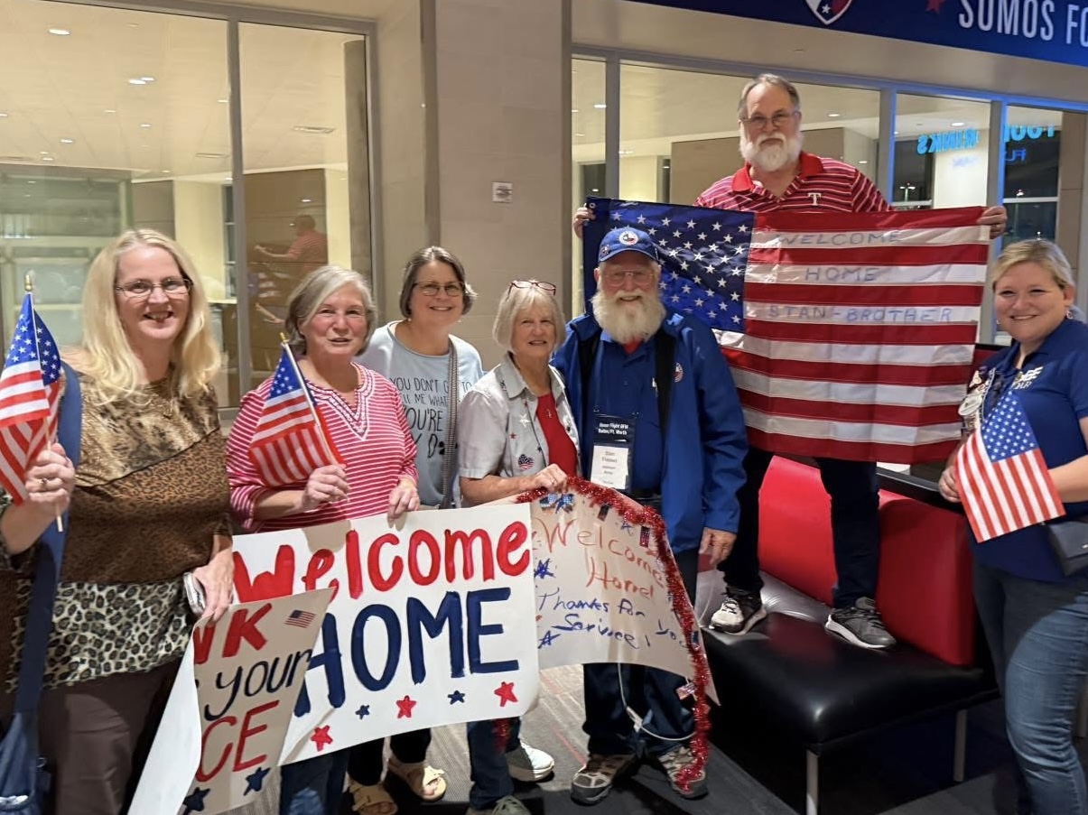 Preston Trail Members at Honor Flight