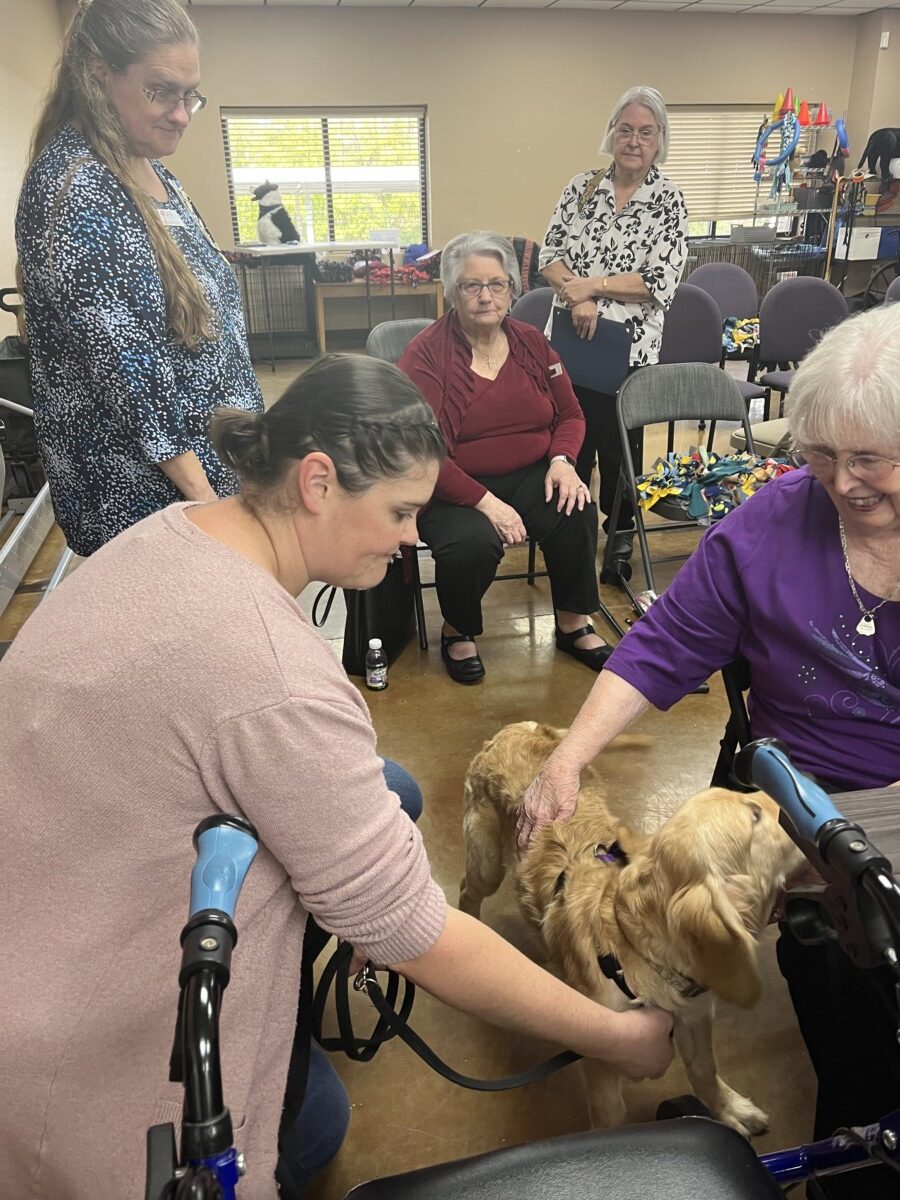 James McHenry Chapter, NSDAR, volunteers at Paws for Purple Hearts